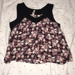 floral blouse
